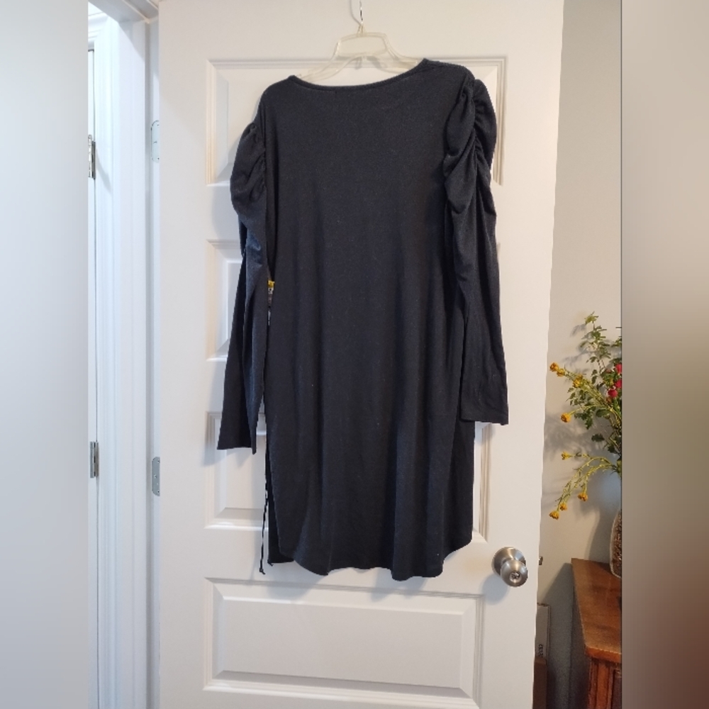 🟢3/$11 No Comment Plus Size Dress with Belt - Picture 9 of 9